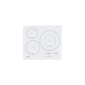 Built-in 60 cm CATA INSB 6030 WH induction hob — 3-zone, white, touch controls, glass-ceramic