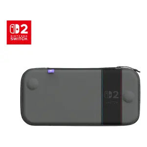 Ceļojuma maciņš Turtle Beach PlayTrek Slim priekš Nintendo Switch 2 — ogļu melns, 290×58×145 mm