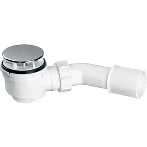 Buteles sifons McAlpine HC252570B-NOTOP izlietnei/izlietnei, plastmasas bez pārplūdes savienojuma