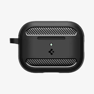 Case Spigen Rugged Armor for AirPods Pro 3 — TPU, Matte Black