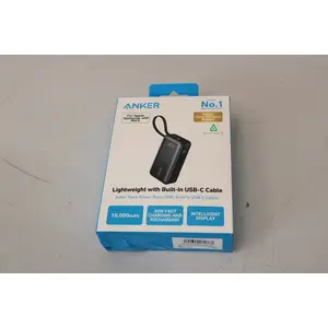 Portable power bank Anker 545 Nano A1259G11, 10000 mAh, PD 30W, Black (damaged packaging)