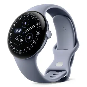 Smartwatch Google Pixel Watch 4 45 mm AMOLED, 4G, Wi‑Fi, GPS, 32 GB, 455 mAh, Blue, Fluoroelastomer band S/L