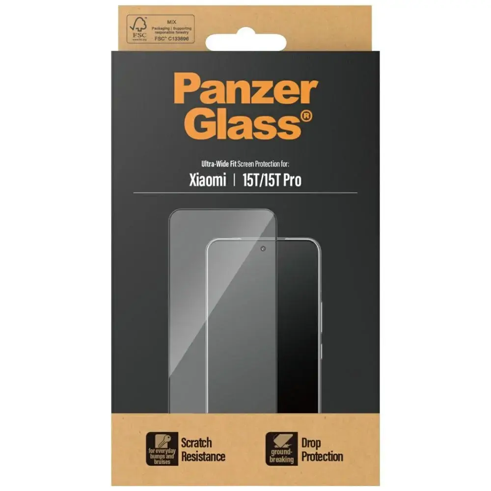 PanzerGlass Ultra-Wide Fit Tempered Glass for Xiaomi 15T Photo 3