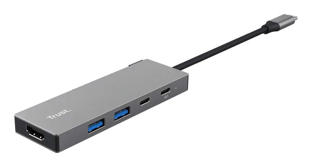 TRUST 26062 USB Type-C hubs ar HDMI un 5 portiem Photo 4