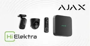 Turret camera Ajax TurretCam HL 5 MP, 2.8 mm lens, black