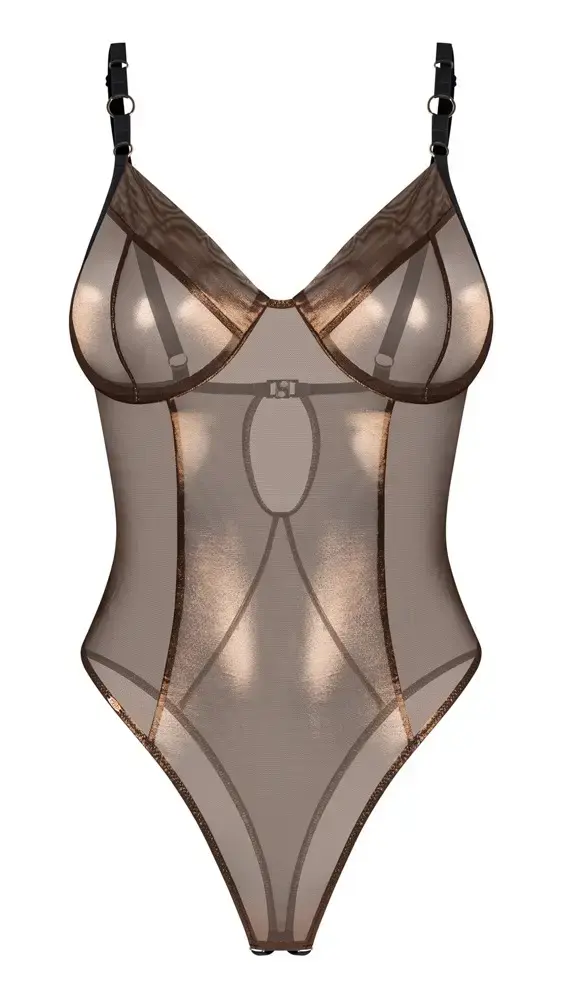 Obsessive Soranna crotchless bodysuit 2XL–3XL Photo 6