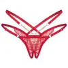 Стринги Obsessive Matildea — crotchless, красные, L/XL Photo 5