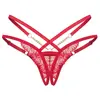 Стринги Obsessive Matildea — crotchless, красные, L/XL Photo 6