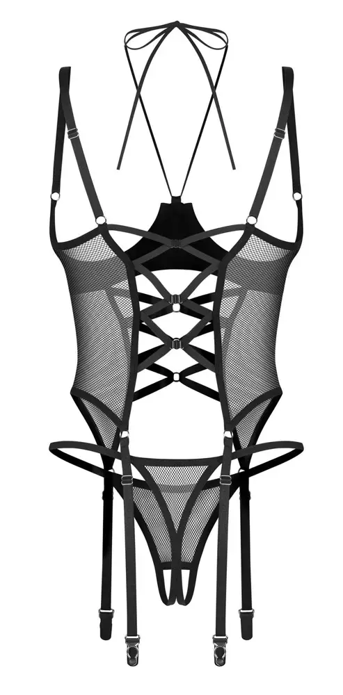 Corset Obsessive Dominna S/M open-cup basque Photo 4
