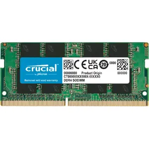 Laptop memory module Crucial CB16GS3200 16 GB 1×16 GB DDR4 3200 MT/s 260-pin SO-DIMM 1.2V CL22