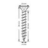 SPAX stainless steel screw 4 x 40 mm, 200 pcs Photo 4