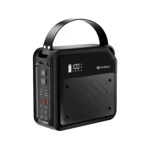 Портативная DC электростанция SANDBERG Sandberg DC Power Station 72000 — LMFP 72 000 мА·ч, DC и USB‑C вход, чёрная