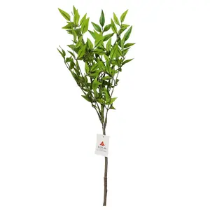 Artificial nandina branch 76 cm ArtFlow — decorative faux plant branch with realistic foliage