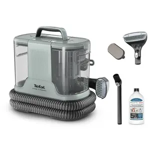 Портативный пятновыводитель Tefal Clean It Compact Pet IZ3020F0 — ручной очиститель пятен с насадкой для мебели и питомцев