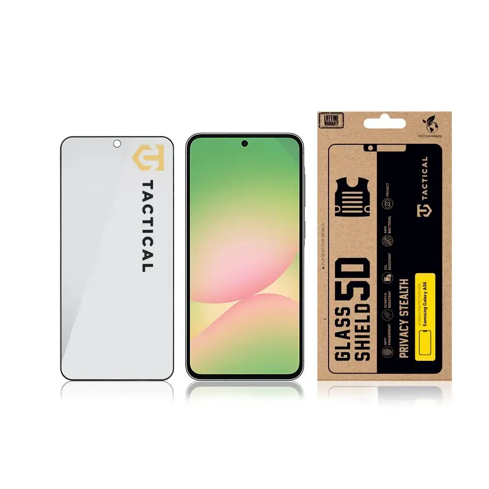 Tactical Glass Shield Privacy Stealth 5D для Samsung Galaxy A56 Photo 2