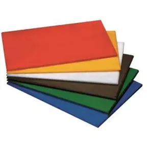 Plastmasas griešanas dēlis Contacto 45×30×1.2 cm — balts
