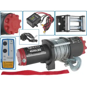 Электрическая лебедка 12V 4500 lb GEKO G81705 с мотором 12V и тяговой силой 4500 lb