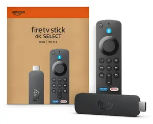 Amazon Fire TV Stick 4K Select Media Player, 4K Ultra HD, Fire OS, Wi-Fi 5, Black