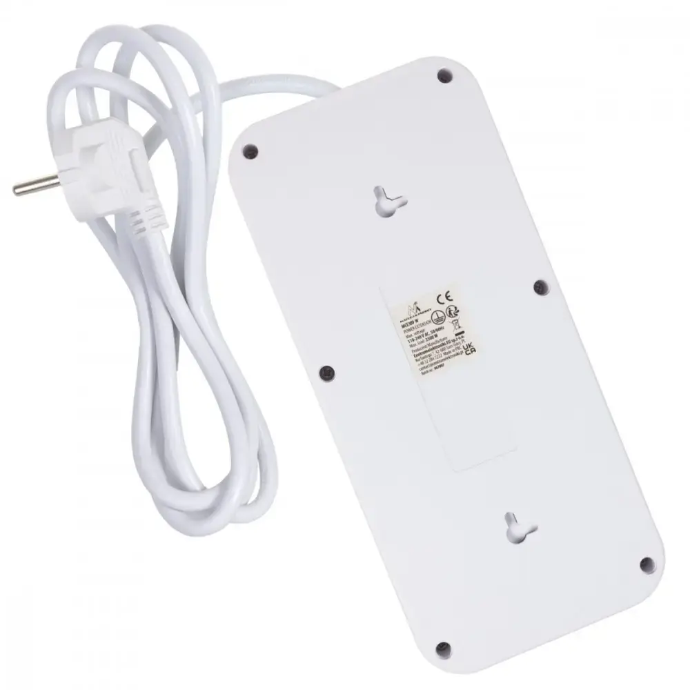 Sadalītājs MACLEAN MCE389 W — 6 kontaktligzdas, 5 USB Photo 10
