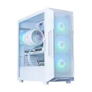PC Case ZALMAN i3 NEO ARGB V2 WHITE Midi Tower, Tempered Glass, 3x120 mm Front Fans, Supports ATX/Mini-ITX