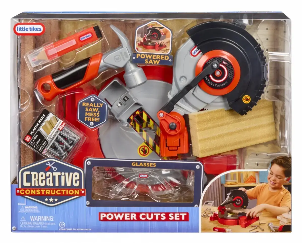 little tikes Creative Construction Power Cuts Set игровой набор Photo 7