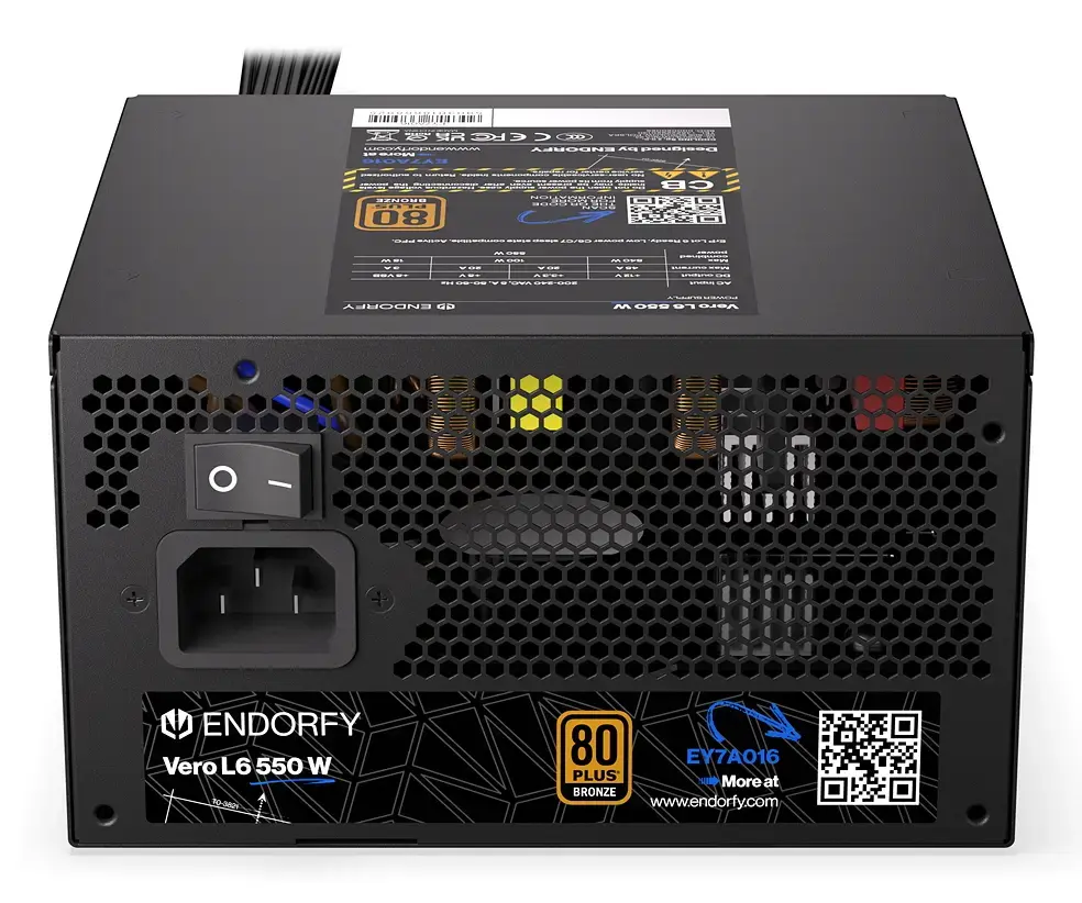 ENDORFY Vero L6 550 Вт ATX блок питания Photo 11