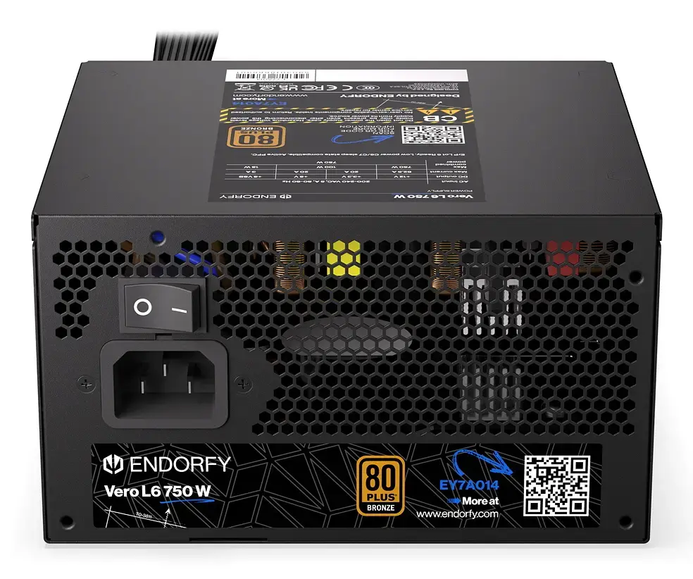 ENDORFY Vero L6 750 Вт ATX блок питания Photo 10