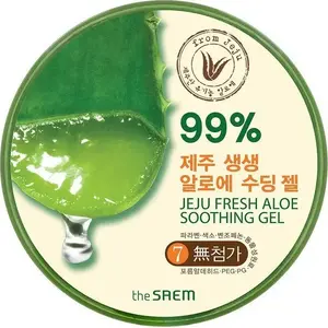 Крем-гель для лица theSaem Jeju Fresh Aloe Soothing Gel 300 мл увлажняющий алоэ-гель
