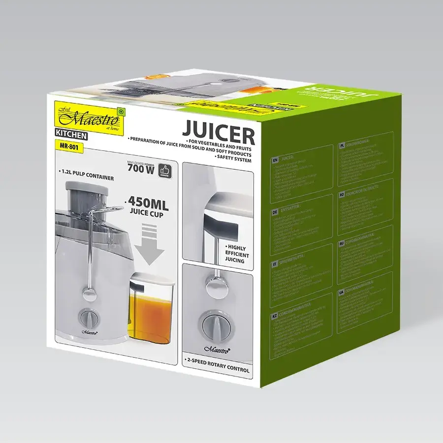 Maestro MR-801 centrifugal juicer 700W Photo 5