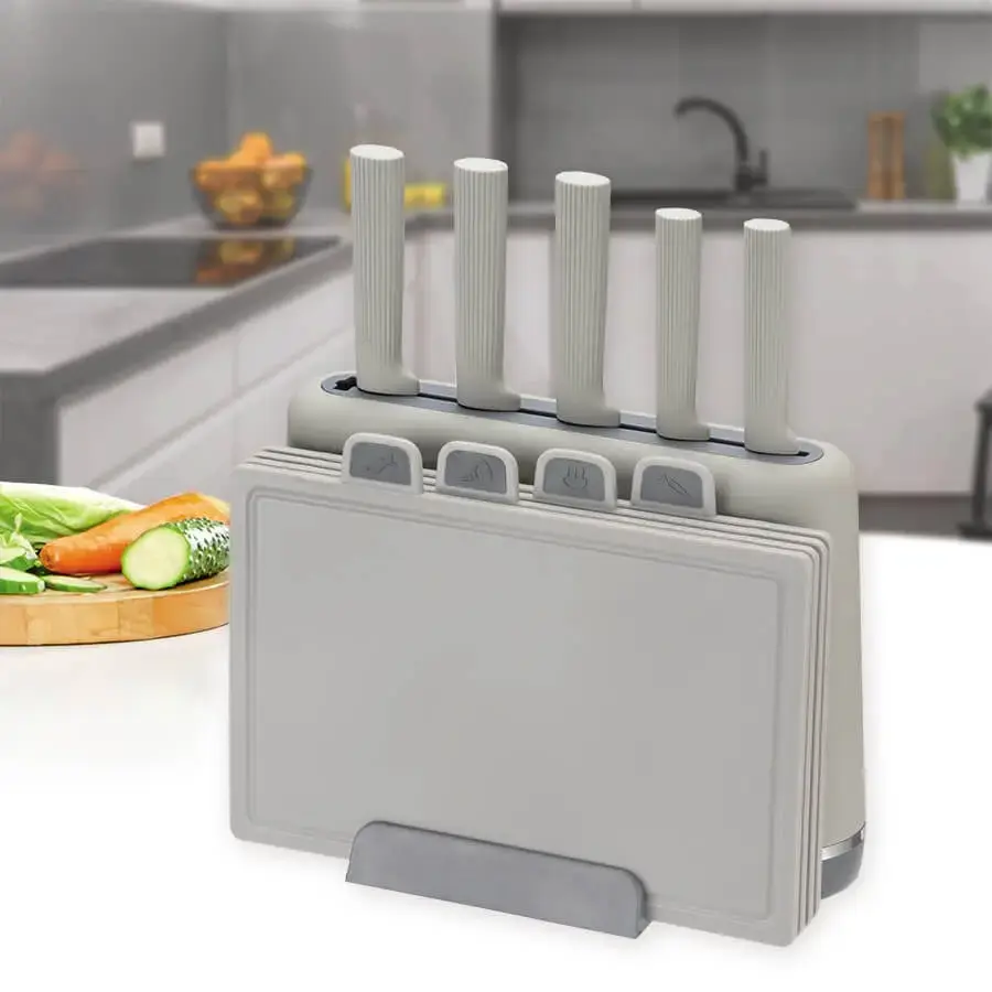 Maestro MR-1412-GREY knife and cutting board set Photo 5
