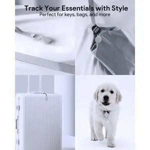 Bluetooth-трекер Aukey TM-10 Smart Mini Air Tag для Apple Track Mate 1 Series, серый, 1 шт.