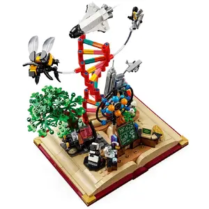 LEGO Ideas display model set 21355 — Ewolucja przedmiotów ścisłych, 879 pieces, 3 minifigures, 18+