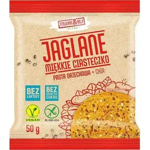 Krēms Frank&Oli Ciasteczko — zemesriekstu ar čija sēklām, bez pievienota cukura, 50 g