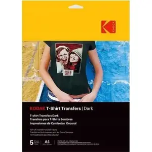Transfer paper for textiles Kodak T-Shirt Black SB7641 – A4 heat transfer sheets