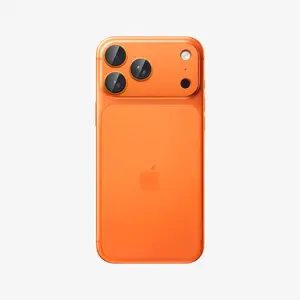 Защитная накладка на камеру Spigen Optik Pro XL Glas.tr “EZ Fit” для iPhone 17 Pro — оранжевая