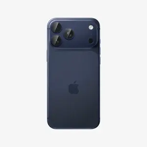 Защитное стекло для объектива Spigen Optik Pro XL EZ Fit для iPhone 17 Pro Max, закалённое, синий, 2 шт.