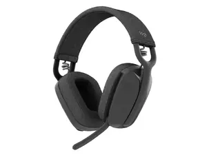 Headset Logitech Zone Vibe Wireless — over-ear Bluetooth, USB-C, 20–20000 Hz, 30 m range, Graphite