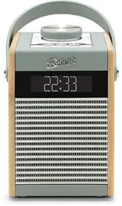 Portatīvais radio Roberts Radio Rambler Midi Duck Egg Blue — kompakts tīkla un bateriju AM/FM/DAB+ uztvērējs