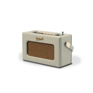 Portable radio Roberts Radio Revival Uno BT — DAB/DAB+/FM, battery, cream, rotary volume