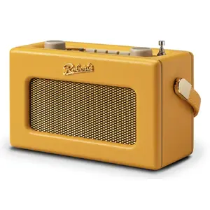 Portable radio Roberts Radio Revival Uno BT — DAB/DAB+/FM, USB-C, 3.5mm, built-in battery, 1 kg, Sunburst yellow