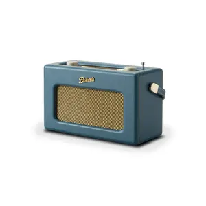 Portable radio Roberts Radio Revival iStream 3L — DAB/DAB+/FM, Analog & digital tuner, USB-A, 3.5 mm, Teal, Wood, 250×106×160 mm