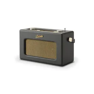 Portable radio Roberts Radio Revival iStream 3L — Analog & digital tuner, FM/DAB/DAB+, USB-A, 3.5 mm, DC/Battery, wood housing, 250×106×160 mm, 1.71 kg, Bronze/Charcoal