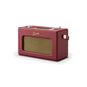 Portable radio Roberts Radio Revival iStream 3L — DAB/DAB+/FM, USB-A, 3.5 mm, wood, red