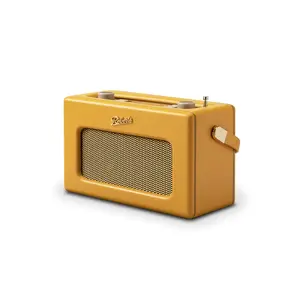 Portable radio Roberts Radio Revival iStream 3L — DAB/DAB+/FM, USB-A, 3.5 mm, wood, yellow