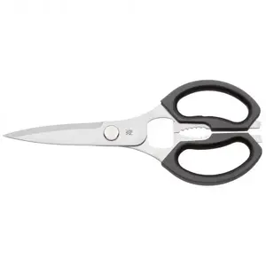 Kitchen scissors WMF model 18.8321.6030 — stainless steel blades, black handles