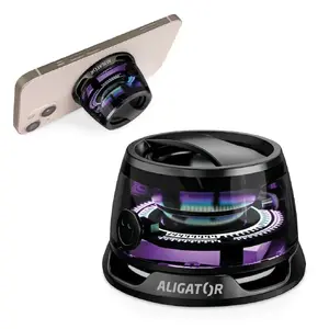 Portable Bluetooth speaker ALIGATOR MagSafe Mini Beat BT, black — compact MagSafe-compatible wireless audio