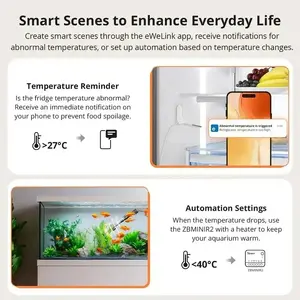 Temperature sensor Sonoff Smart sensor with external probe ZigBee 3.0 IP65 CR2477