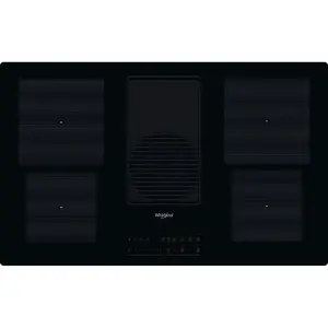 Built-in induction hob WHIRLPOOL WVH 92 K F KIT/1, 83 cm, 4 zones, touch control, black
