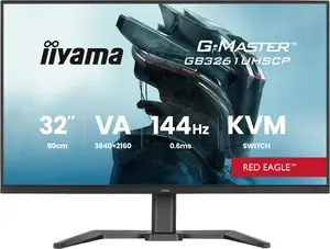 iiyama G-MASTER GB3261UHSCP-B1 Computer Monitor 31.5-inch 3840 x 2160 Pixels 4K Ultra HD VA LED Black 144Hz