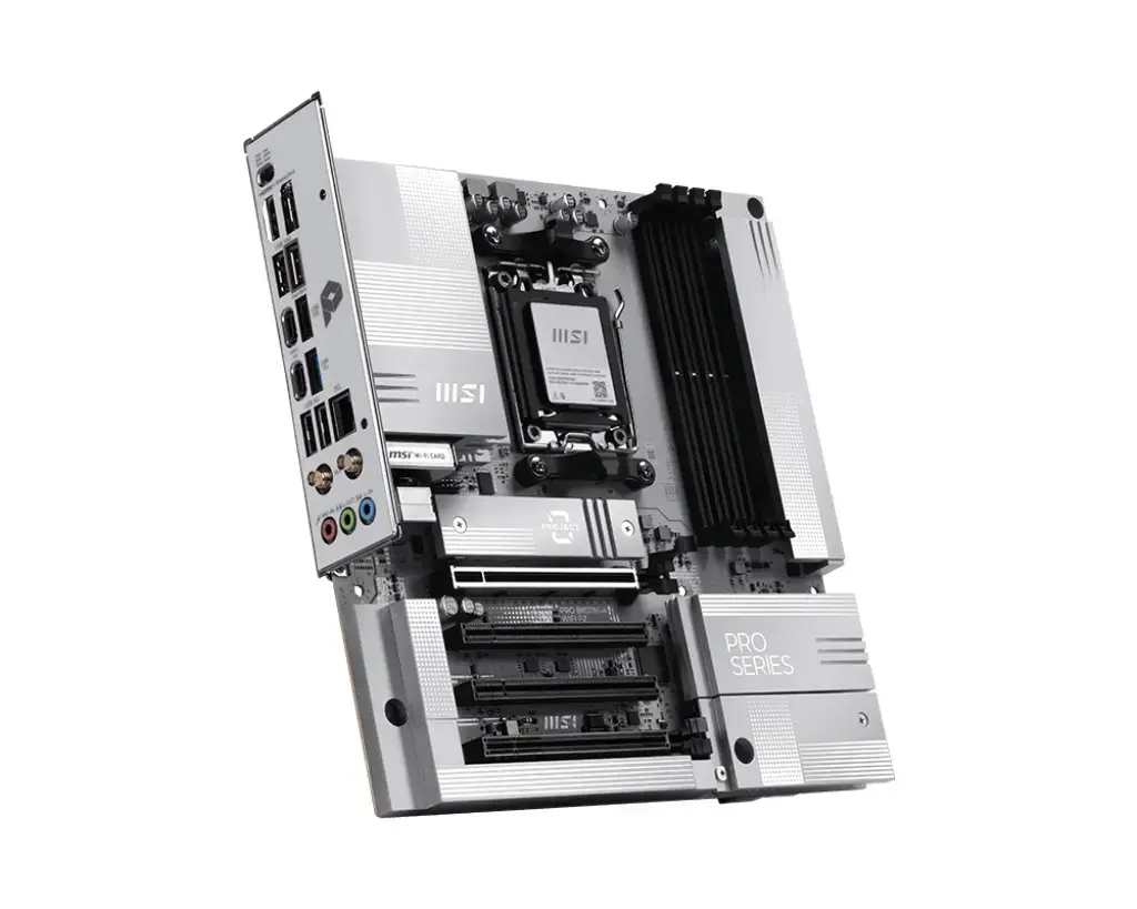 MSI AM5 PRO B850M-A WIFI PZ Micro ATX mātesplate Photo 3